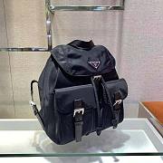 Prada Small Re-Nylon Backpack Black Bag Size 28 x 12 x 23.5 cm - 4