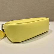Prada Padded Nappa-Leather Re-Edition 2005 Shoulder Bag Yellow Size 18 x 6.5 x 22 cm - 5
