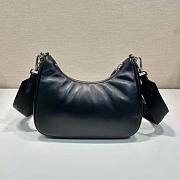 Prada Padded Nappa-Leather Re-Edition 2005 Shoulder Bag Black Size 18 x 6.5 x 22 cm - 3
