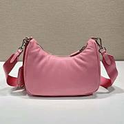 Prada Padded Nappa-Leather Re-Edition 2005 Shoulder Bag Pink Size 18 x 6.5 x 22 cm - 5