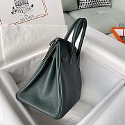 Hermes Birkin Togo Leather Dark Green Size 30 cm - 4