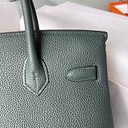 Hermes Birkin Togo Leather Dark Green Size 30 cm - 3