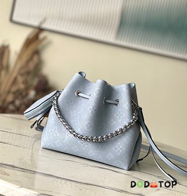 Louis Vuitton LV M21582 Bella Bucket Bag Blue Size 19 x 22 x 14 cm - 1