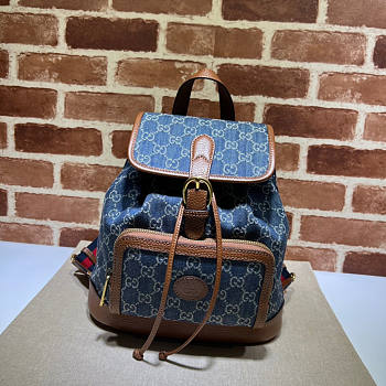 Gucci Backpack With Interlocking G Size 26.5 x 30 x 13 cm