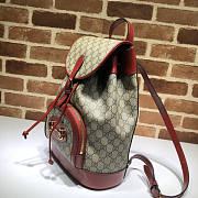 Gucci 1955 Horsebit Backpack Red Size 27 x 35 x 16.5 cm - 4