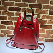Gucci 1955 Horsebit Backpack Red Size 27 x 35 x 16.5 cm - 3