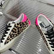 Golden Goose Super-star Leopard Print Calf Hair Glitter Grafitti Sneaker - 4