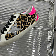 Golden Goose Super-star Leopard Print Calf Hair Glitter Grafitti Sneaker - 2