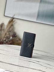Louis Vuitton M81330 LV Vertical Wallet Black Size 10 x 19 x 1.7 cm - 1