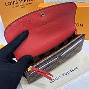 Louis Vuitton LV Rose Red N60697 Size 19 x 3 x 10 cm - 5