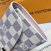Louis Vuitton LV White Grid Pink Wallet Size 19 x 3 x 10 cm - 2
