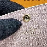 Louis Vuitton LV White Grid Pink Wallet Size 19 x 3 x 10 cm - 3