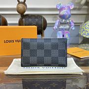 Louis Vuitton LV 6 Key Card Holder Damier Size 10 x 5 x 7 cm - 5