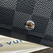 Louis Vuitton LV 6 Key Card Holder Damier Size 10 x 5 x 7 cm - 3