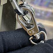 Louis Vuitton LV Mini Dauphine Handbag Silver Bag Size 20 x 15 x 9 cm - 4