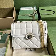 Gucci Deco Small Shoulder Bag White Size 25 x 19.5 x 8 cm - 1