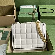 Gucci Deco Small Shoulder Bag White Size 25 x 19.5 x 8 cm - 3