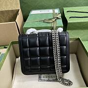 Gucci Deco Mini Shoulder Bag Black Size 18 x 14.5 x 8 cm - 3