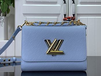 Louis Vuitton LV Twist PM Epi Leather M21721 Blue Size 19 x 15 x 9 cm
