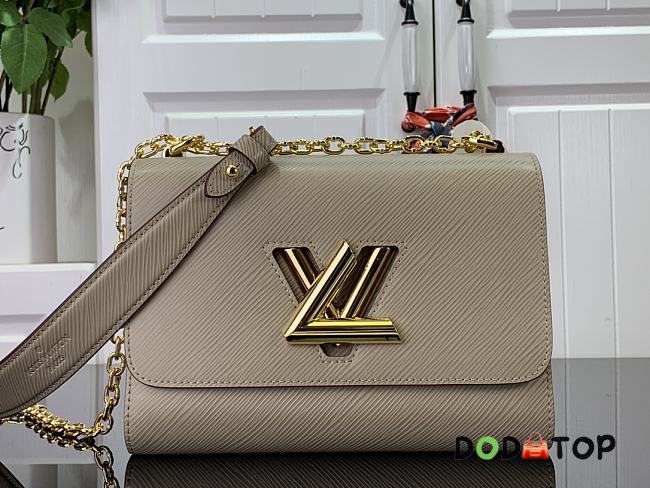 Louis Vuitton LV Twist MM Epi Leather M50280 Beige Size 23 x 17 x 9.5 cm - 1