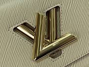 Louis Vuitton LV Twist MM Epi Leather M50280 Beige Size 23 x 17 x 9.5 cm - 3