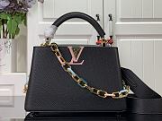 Louis Vuitton LV Capucines BB Handbag M21641 Black Size 27 x 18 x 9 cm - 1