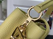 Louis Vuitton LV Capucines Mini Handbag M21798 Yellow Size 21 x 14 x 8 cm - 6