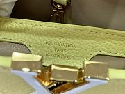 Louis Vuitton LV Capucines BB Handbag M21641 Yellow Size 27 x 18 x 9 cm - 5