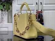 Louis Vuitton LV Capucines BB Handbag M21641 Yellow Size 27 x 18 x 9 cm - 6