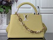 Louis Vuitton LV Capucines Medium Handbag M21652 Yellow Size 31.5 x 20 x 11 cm - 1