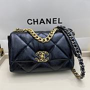 Chanel 19 Shiny Calfskin Black Size 26 x 9 x 16 cm - 1