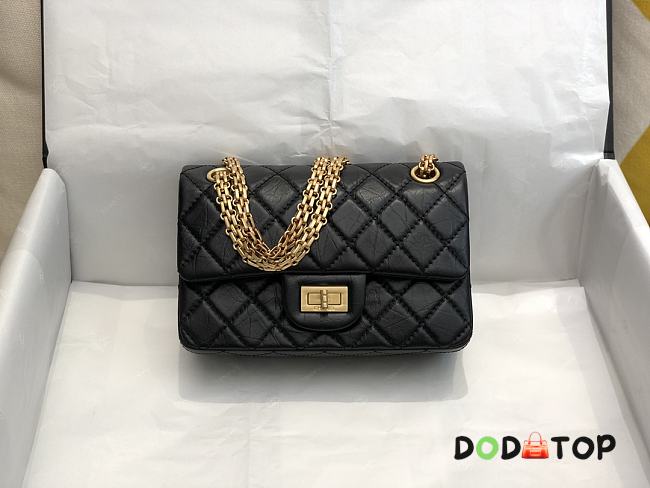 Chanel Reissue Flap Bag Black Size 20 cm - 1
