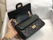 Chanel Reissue Flap Bag Black Size 20 cm - 3