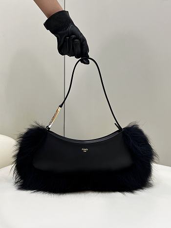 Fendi O’lock Swing Black Bag Size 32 x 6 x 12 cm