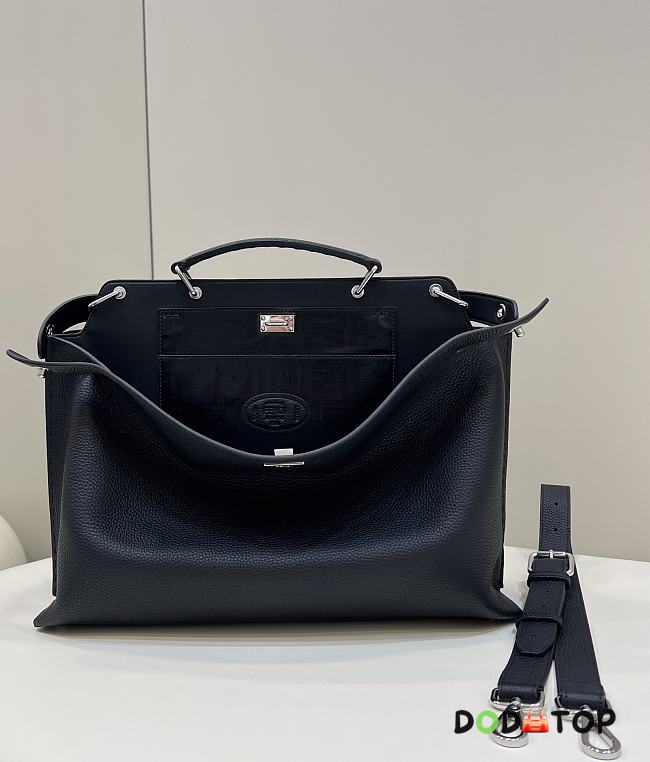 Fendi Men Peekaboo Handbag Black Size 41 x 13 x 29 cm - 1