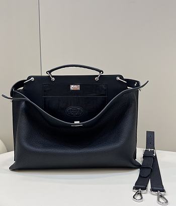 Fendi Men Peekaboo Handbag Black Size 41 x 13 x 29 cm
