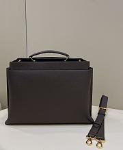 Fendi Men Peekaboo Handbag Brown Size 41 x 13 x 29 cm - 5