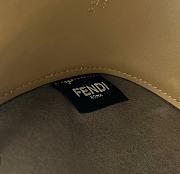 Fendi Pomodorino Brown FF Fabric Mini-Bag Size 24 × 9.5 × 14 cm - 3