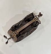 Fendi Pomodorino Brown FF Fabric Mini-Bag Size 24 × 9.5 × 14 cm - 6