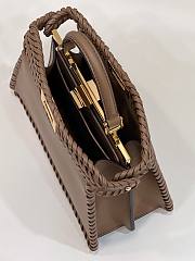 Fendi Medium Peekaboo Bag Brown Size 27 × 11 × 22 cm - 5