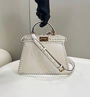 Fendi Medium Peekaboo Bag White Size 27 × 11 × 22 cm - 1