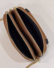 Fendi Easy 2 Baguette Brown Leather Bag Size 19 x 5 x 11 cm - 4