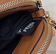 Fendi Easy 2 Baguette Brown Leather Bag Size 19 x 5 x 11 cm - 5