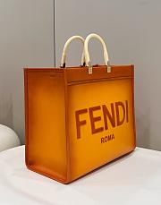 Fendi Sunshine Shopper Tote Orange Size 40 × 17 × 37 cm - 3
