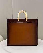 Fendi Sunshine Shopper Tote Brown Size 40 × 17 × 37 cm - 4