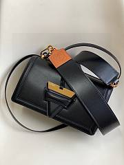 Loewe Barcelona Bag Black Leather Bag Size 24 x 15 x 9 cm - 1