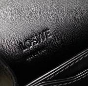 Loewe Barcelona Bag Black Leather Bag Size 24 x 15 x 9 cm - 3
