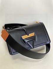 Loewe Barcelona Bag Black Leather Bag Size 24 x 15 x 9 cm - 6