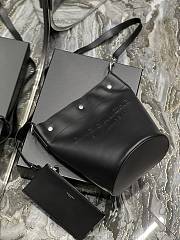 YSL Rive Gauche Bucket Bag Black Size 20 x 30 x 28.5 cm - 4