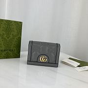 Gucci Card Case Gray Size 11 x 8.5 x 3 cm - 1